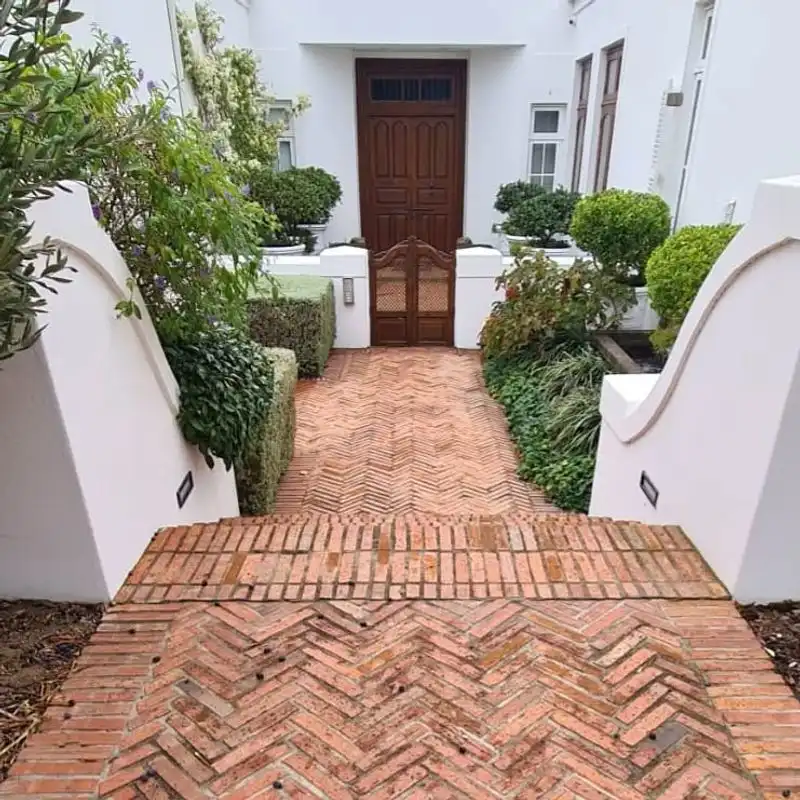 Terracotta Tile Path