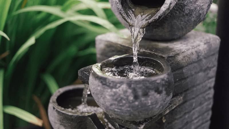 The Tinkling of a Garden Fountain