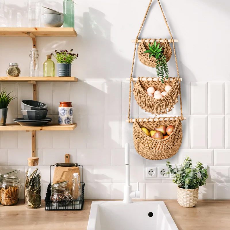 Tiered Hanging Baskets