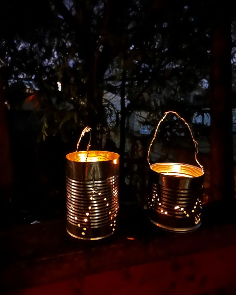 Tin Can Lanterns