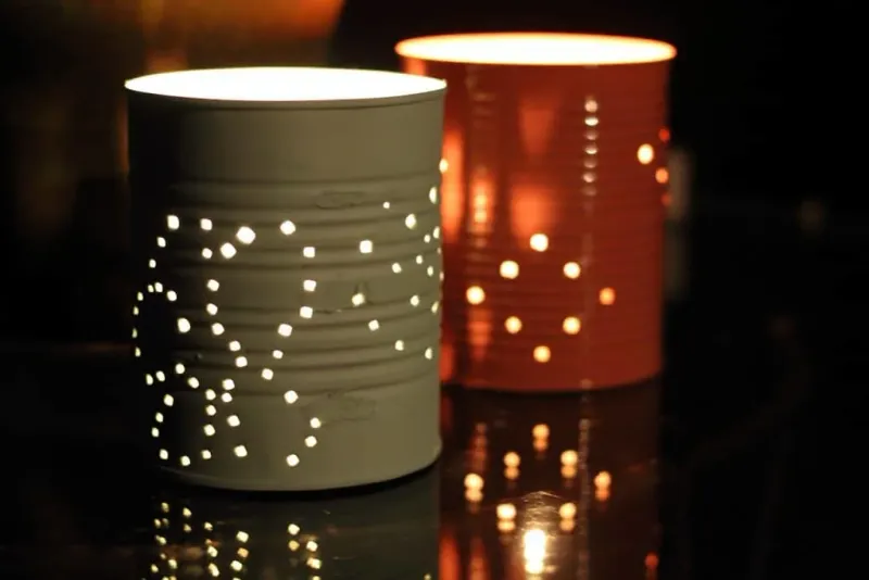Tin Can Lanterns