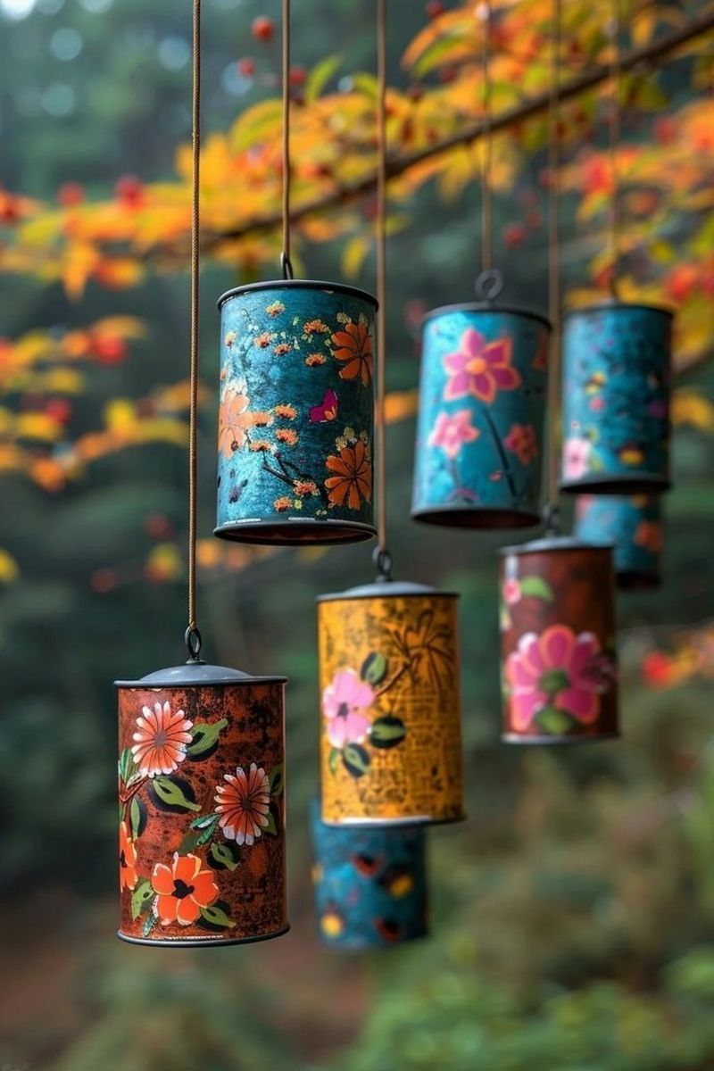 Upcycled Tin Can Lanterns