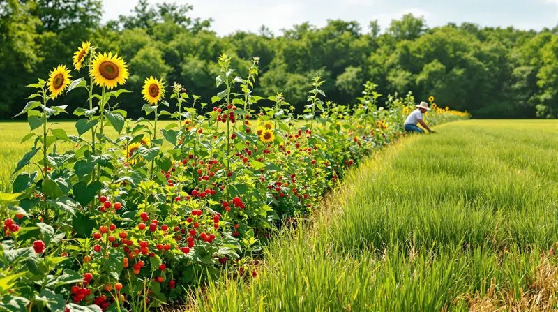 Utilize Hedges for Windbreaks