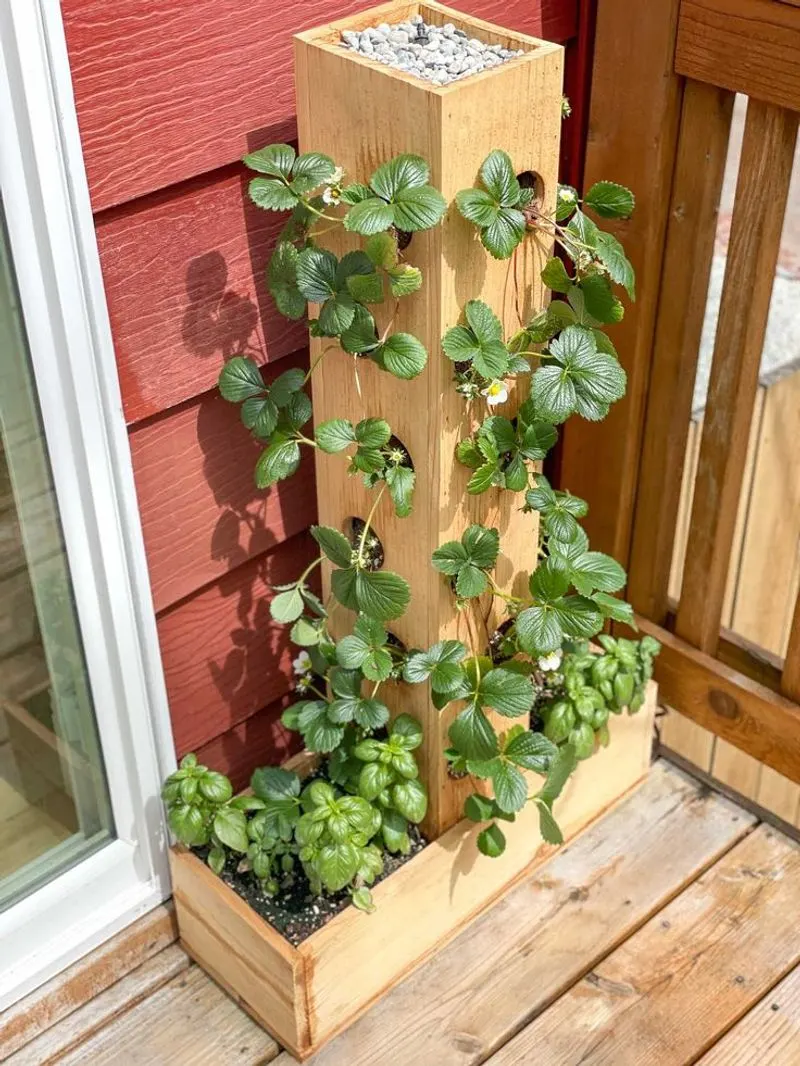 Vertical Strawberry Towers