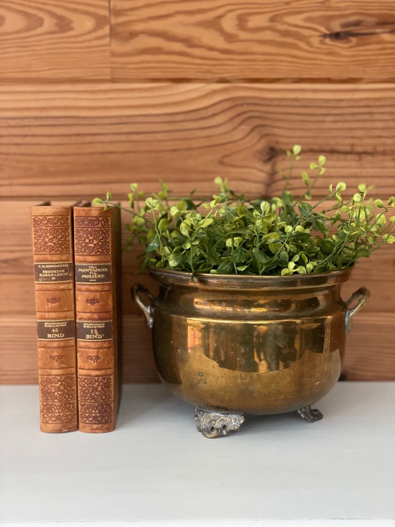Vintage Brass Pot
