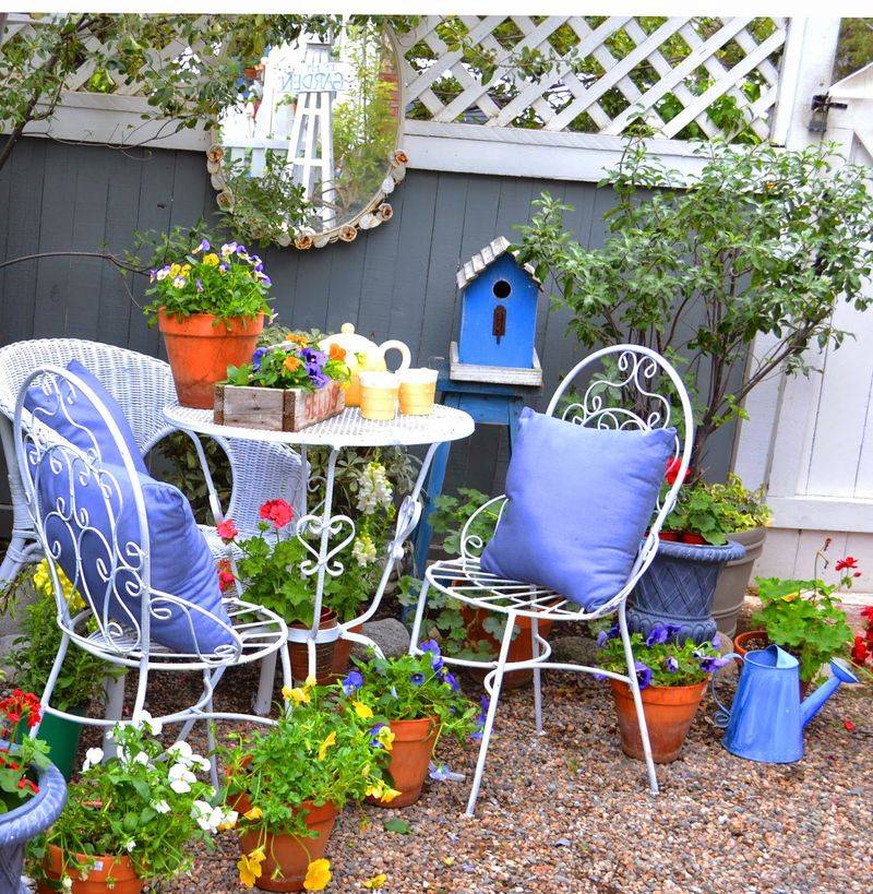 Vintage Tea Cup Garden