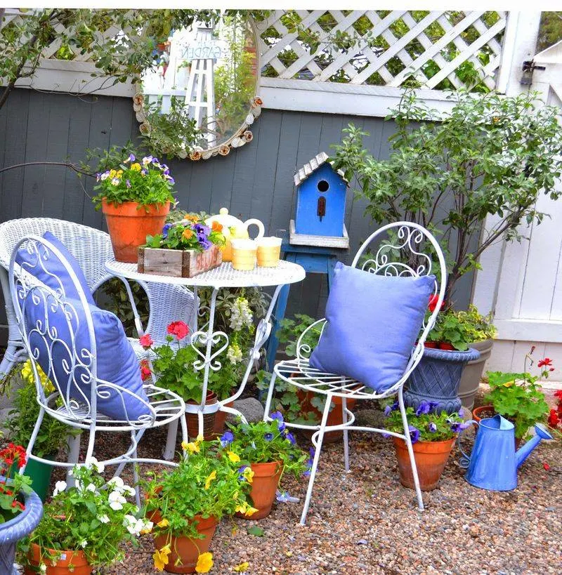 Vintage Tea Cup Garden
