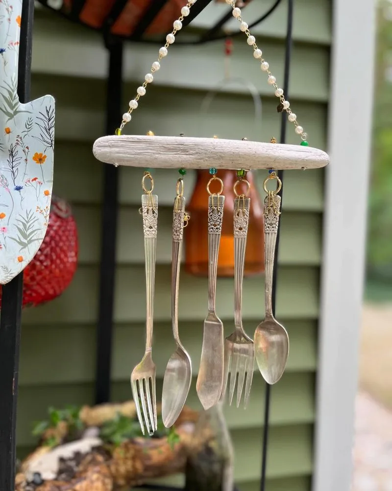 Wind Chime from Cutlery