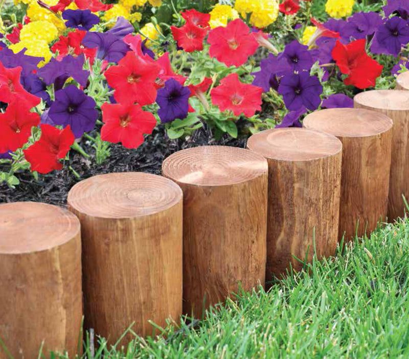 Wooden Log Borders