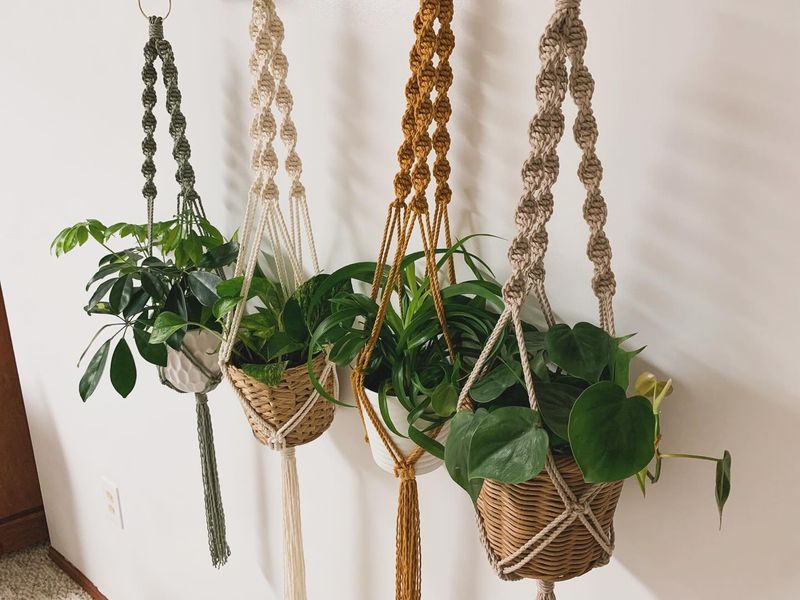Woven Basket Hanger