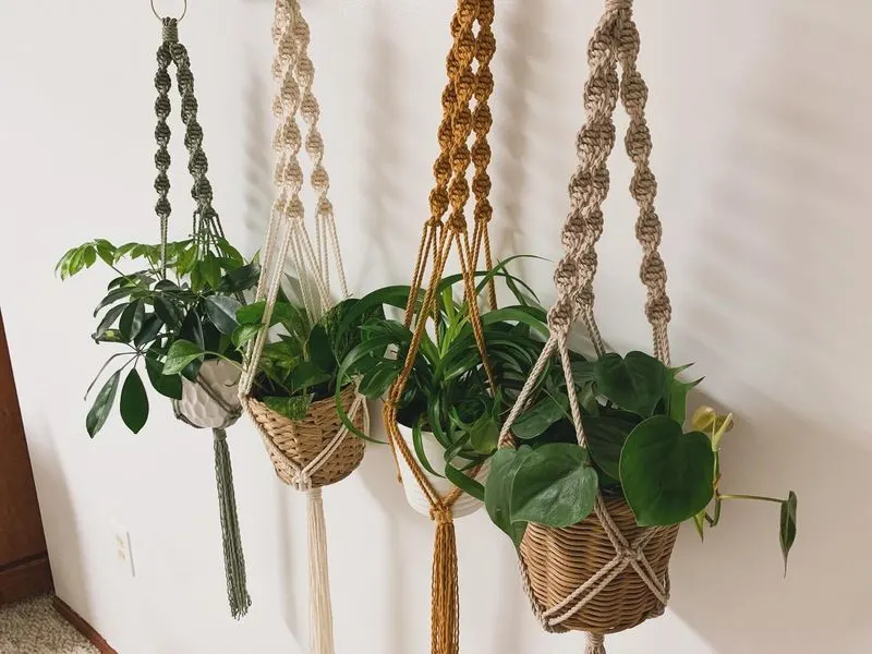 Woven Basket Hanger