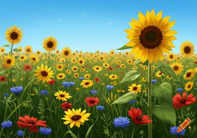 Yellow and Blue: Refreshing Vibrancy
