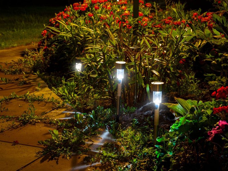 12. Solar Garden Lights