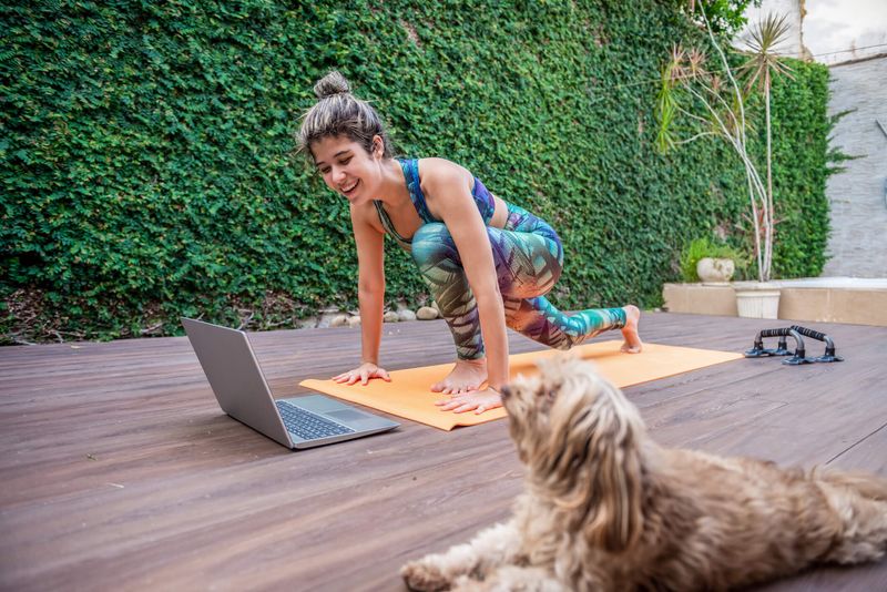 Backyard Yoga Space
