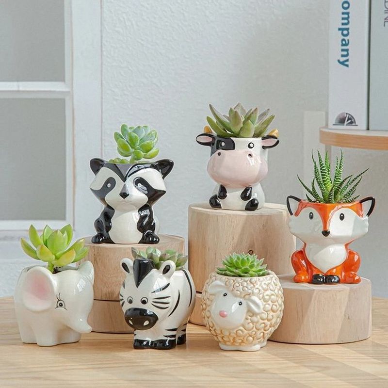 Ceramic Animal Planters
