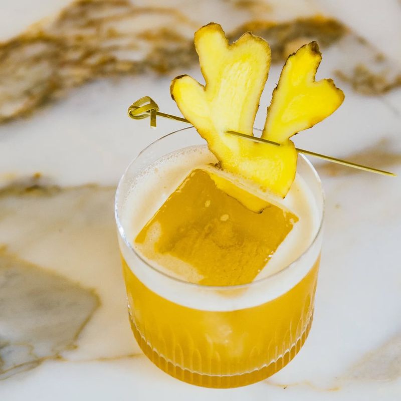 Chamomile Whiskey Sour