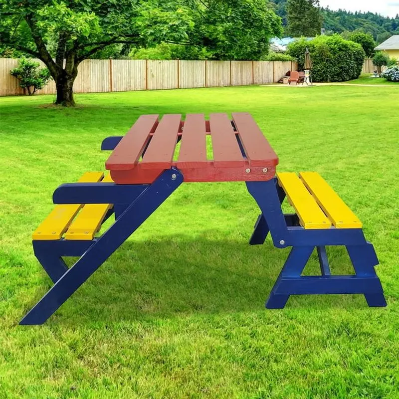Colorful Garden Benches