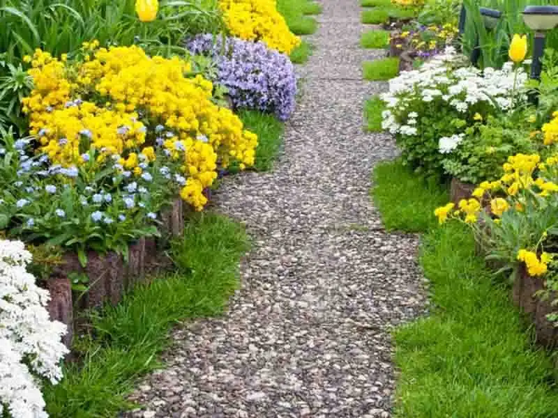 Colorful Garden Pathway