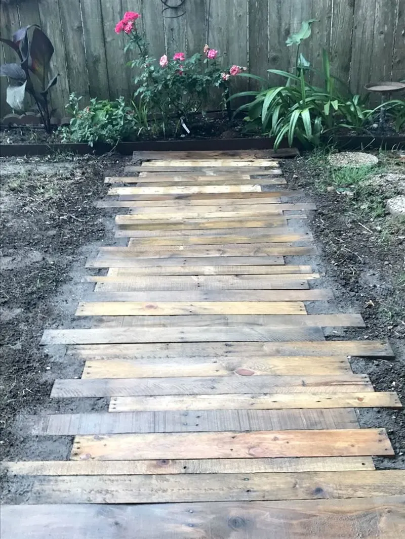 Reclaimed Wood Pathways