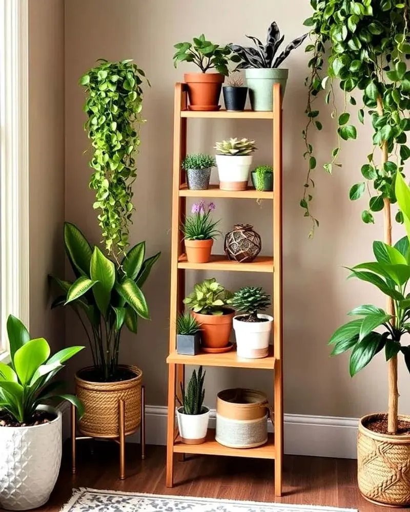 Display Plants at Varying Heights