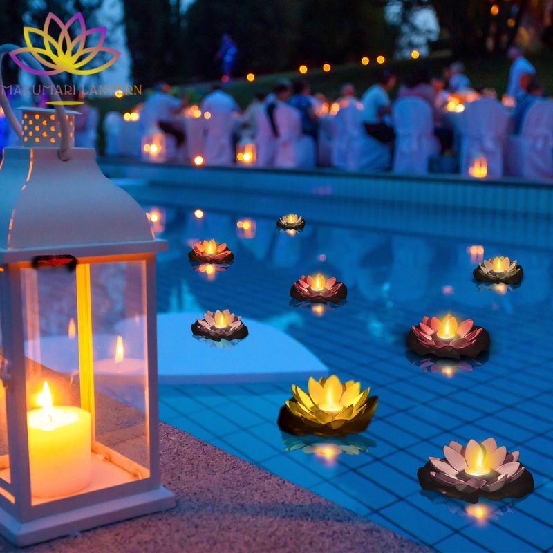 Floating Pool Candles