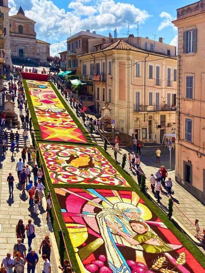 Genzano Infiorata, Italy