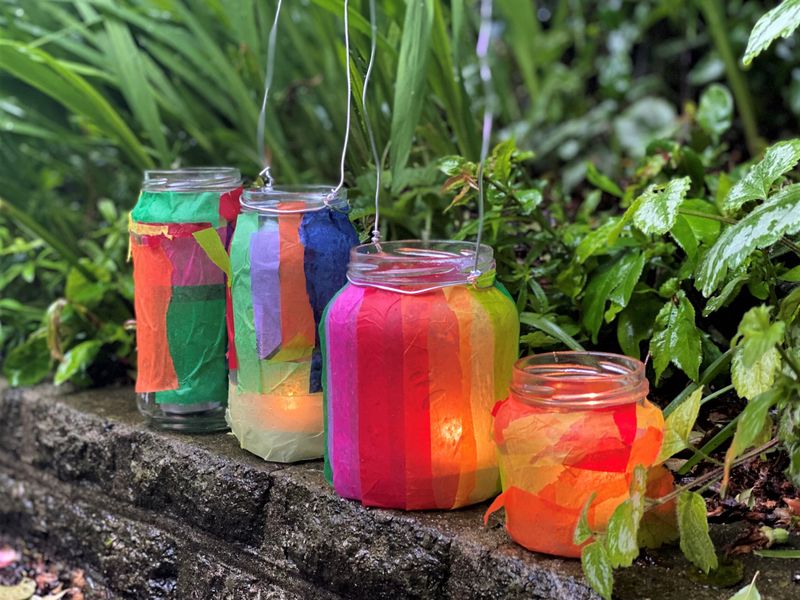 Glass Jar Lanterns