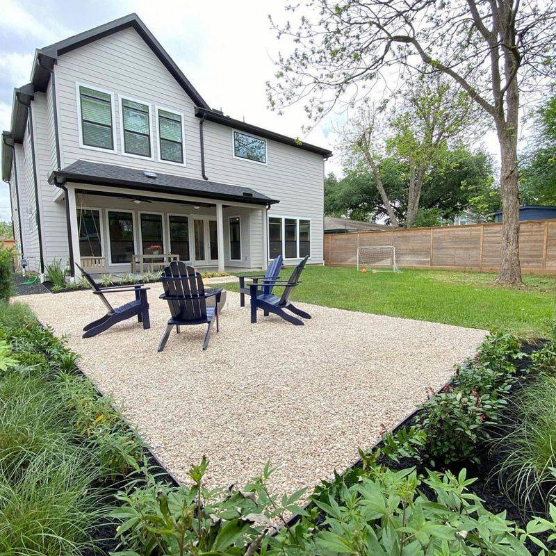 Gravel Patio Areas