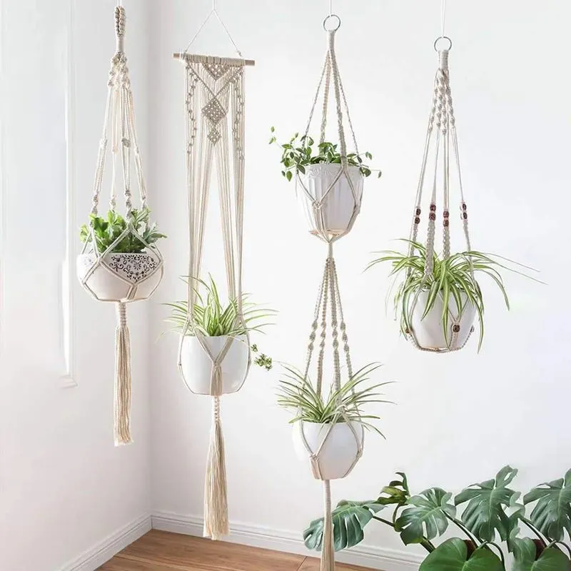 Hanging Macrame Planters