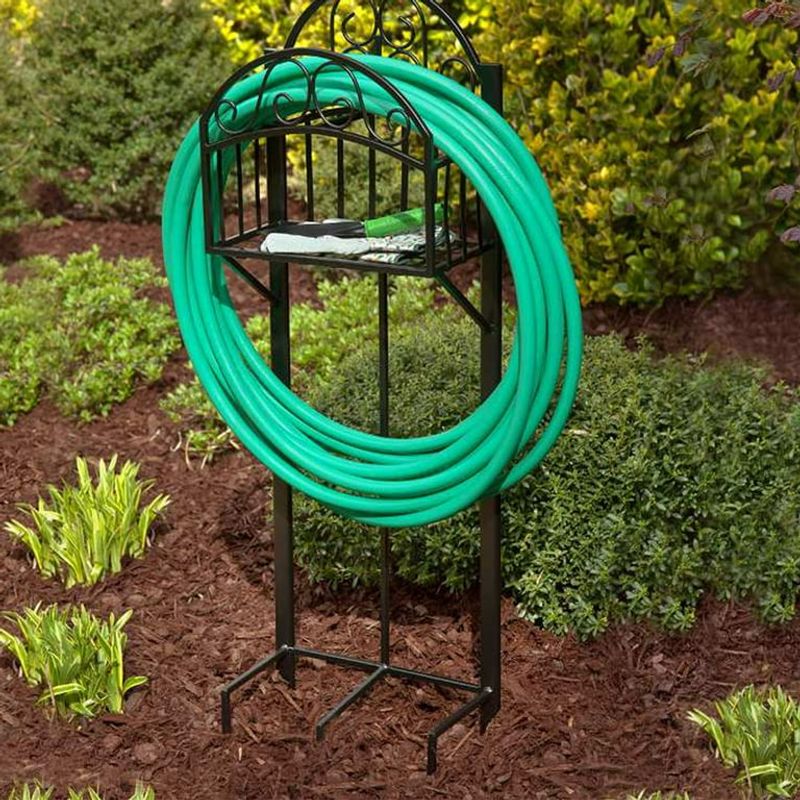 Hose Holder with Shelf
