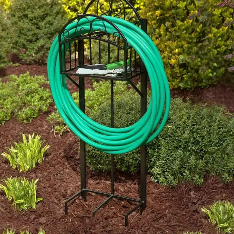 Hose Holder with Shelf