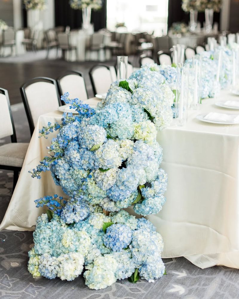 Hydrangea Centerpieces