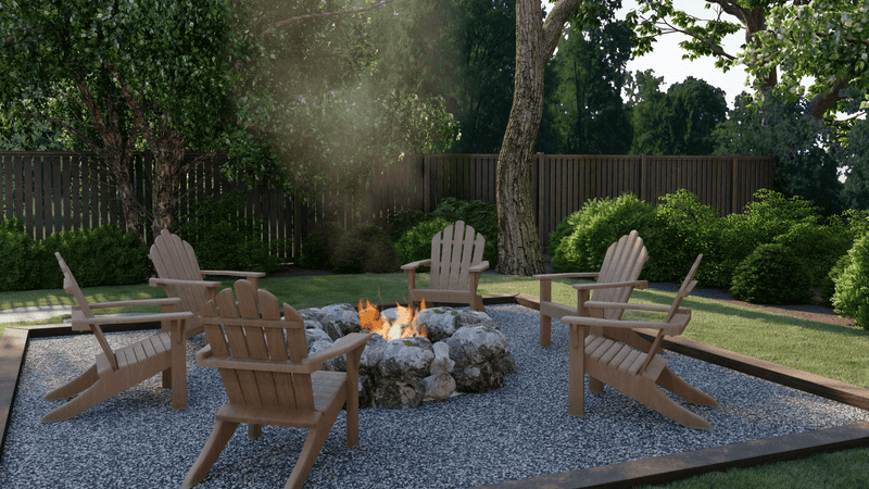Intimate Fire Pit Zone