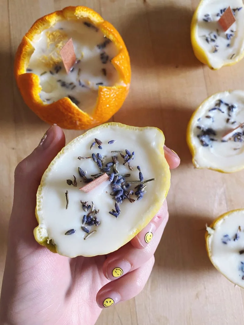 Lemon Lavender Candles