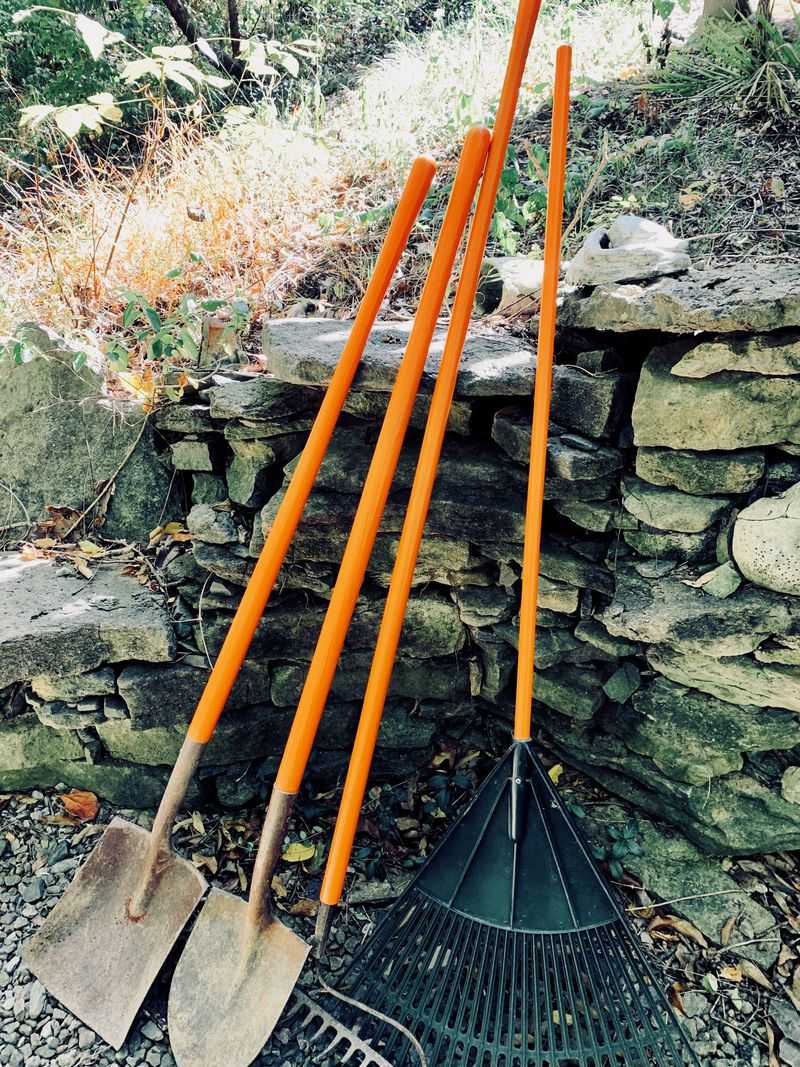 Painted Garden Tools