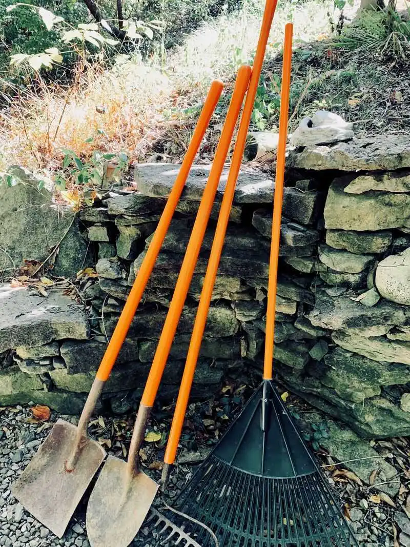 Painted Garden Tools