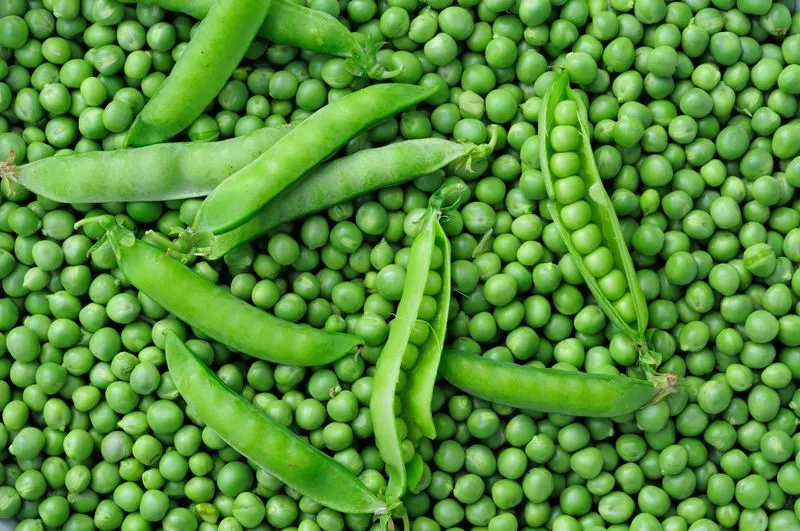 Peas and Spinach