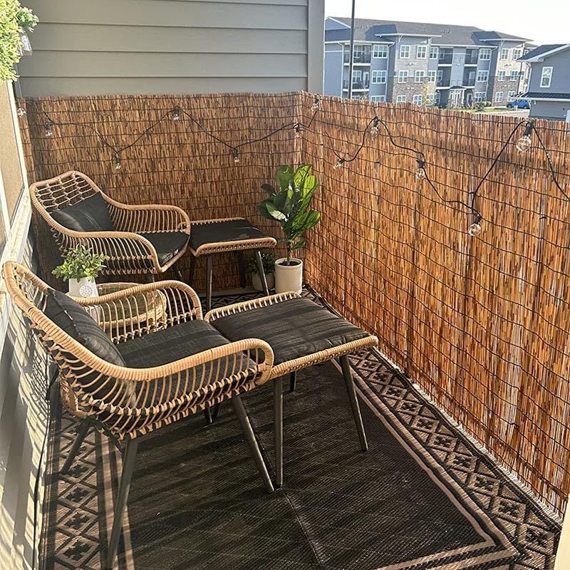 Privacy with Bamboo Screens