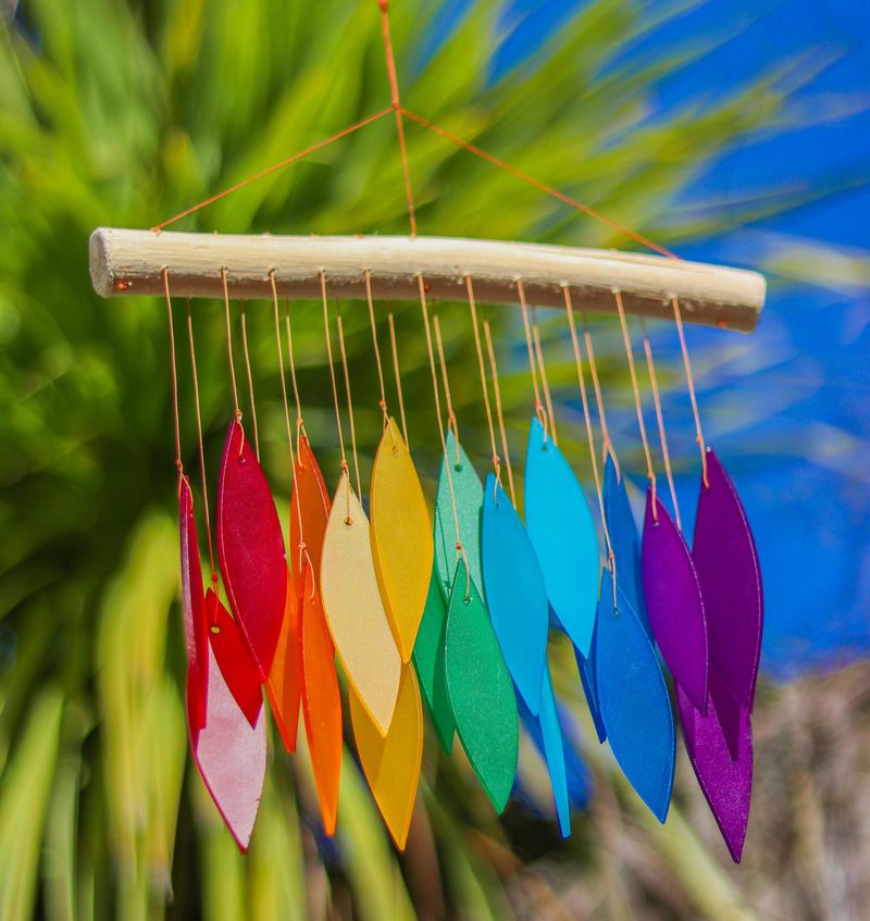 Rainbow Wind Chimes