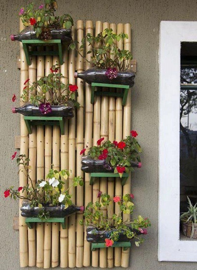 Recycled Bottle Gardens