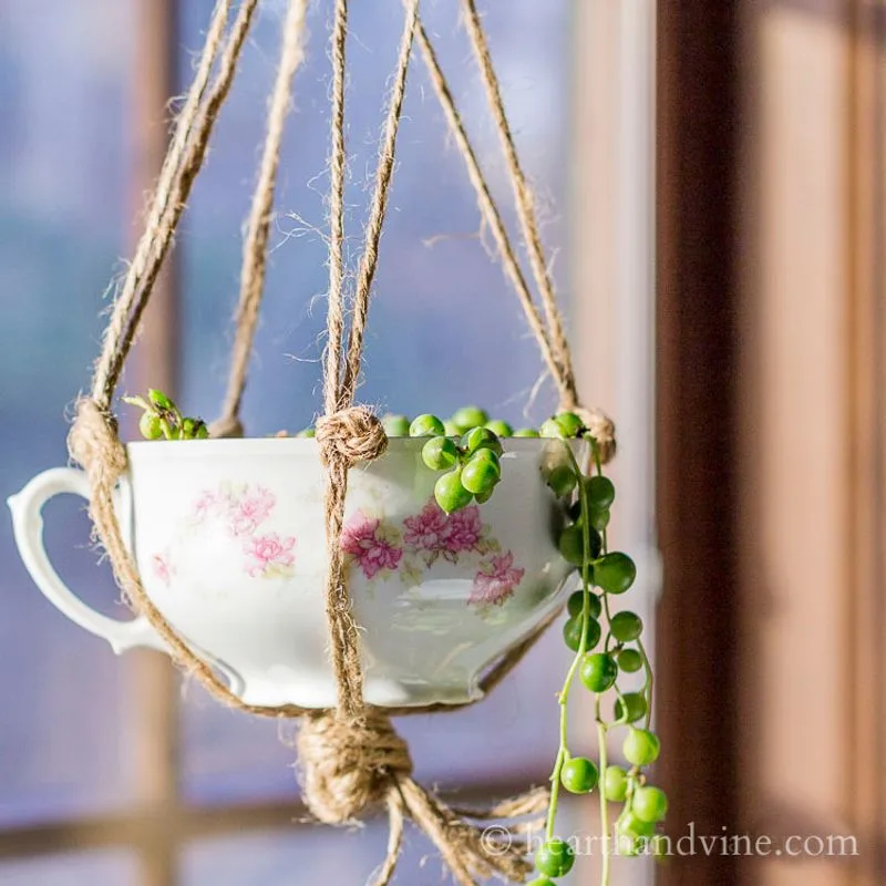 Repurposed Vintage Teacups