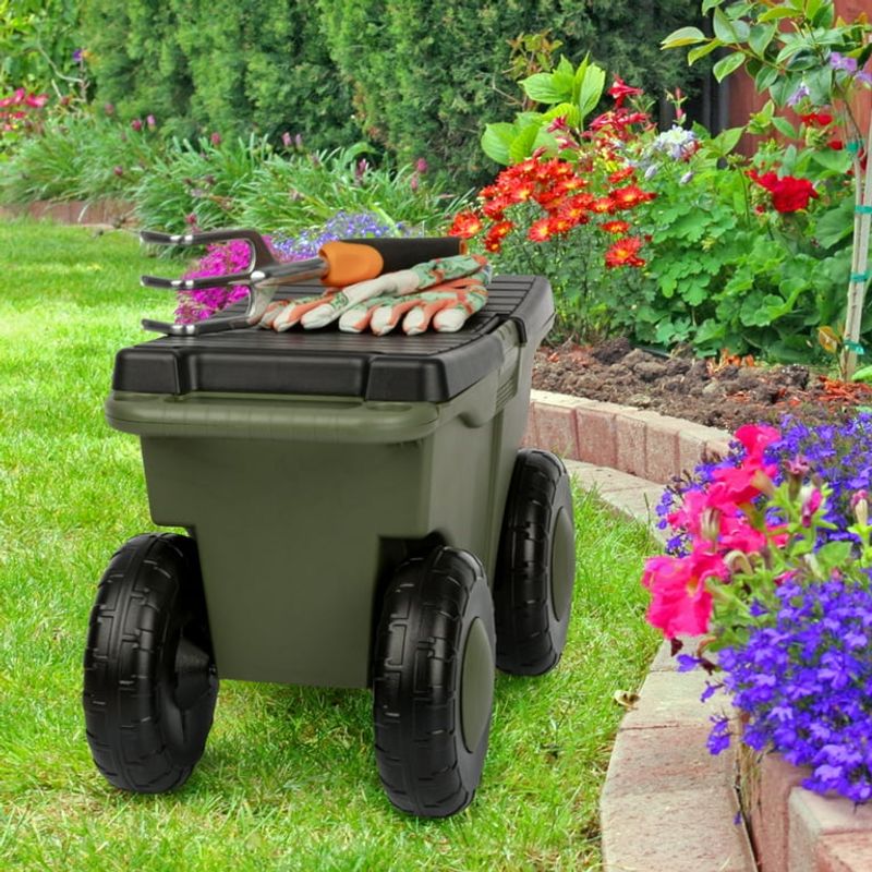 Rolling Cart for Garden Supplies