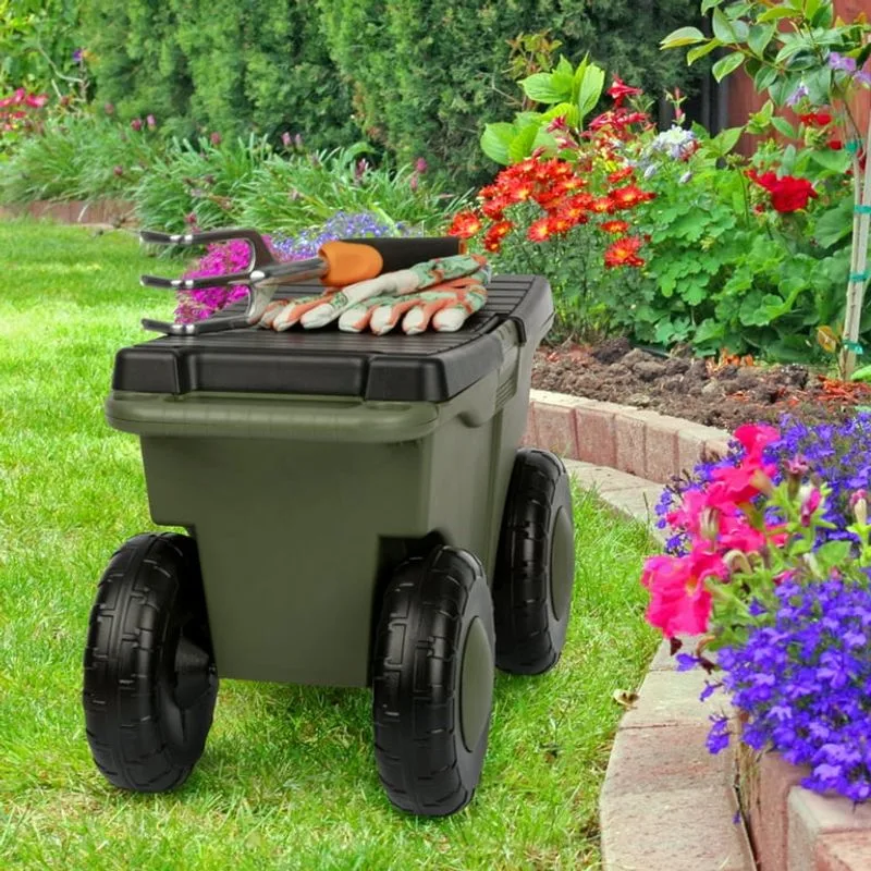 Rolling Cart for Garden Supplies