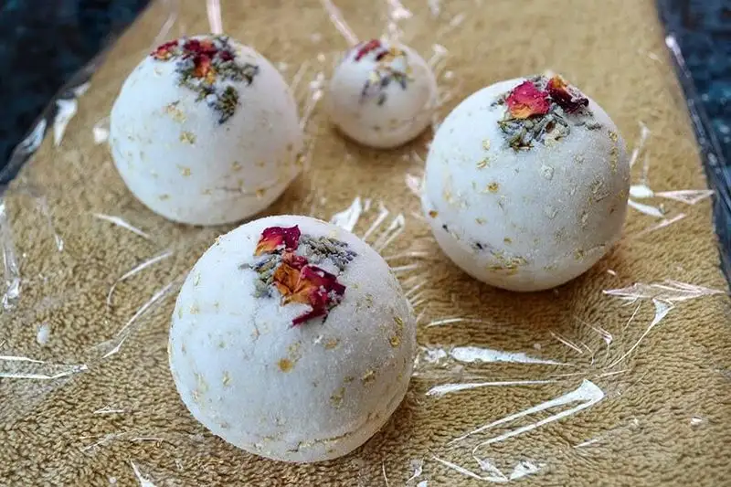 Rose Petal Bath Bombs