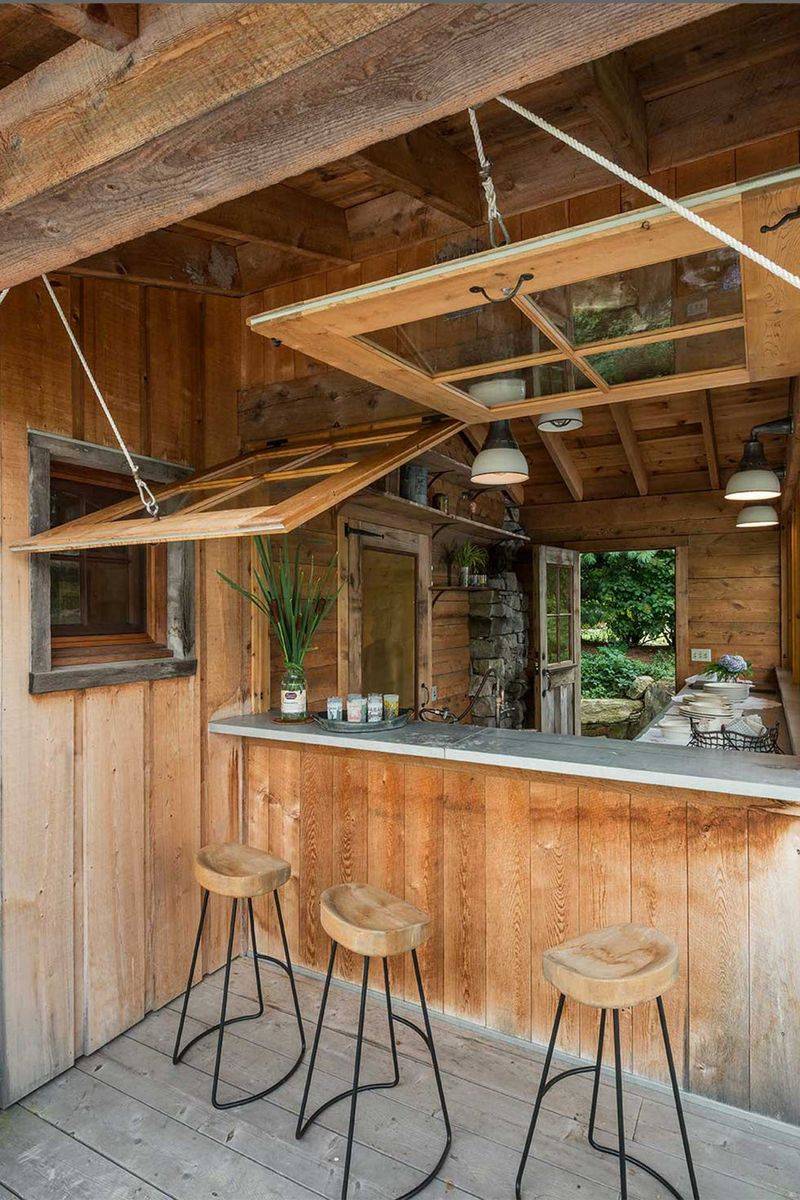 Rustic Outdoor Kitchen