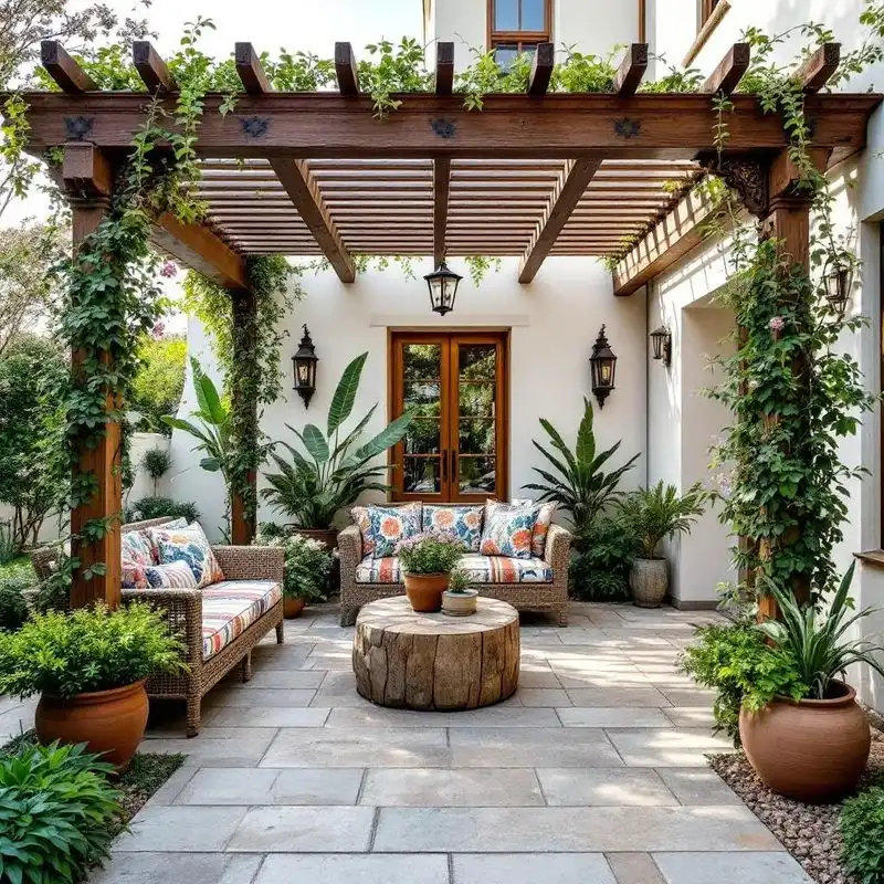 Rustic Pergola Paradise