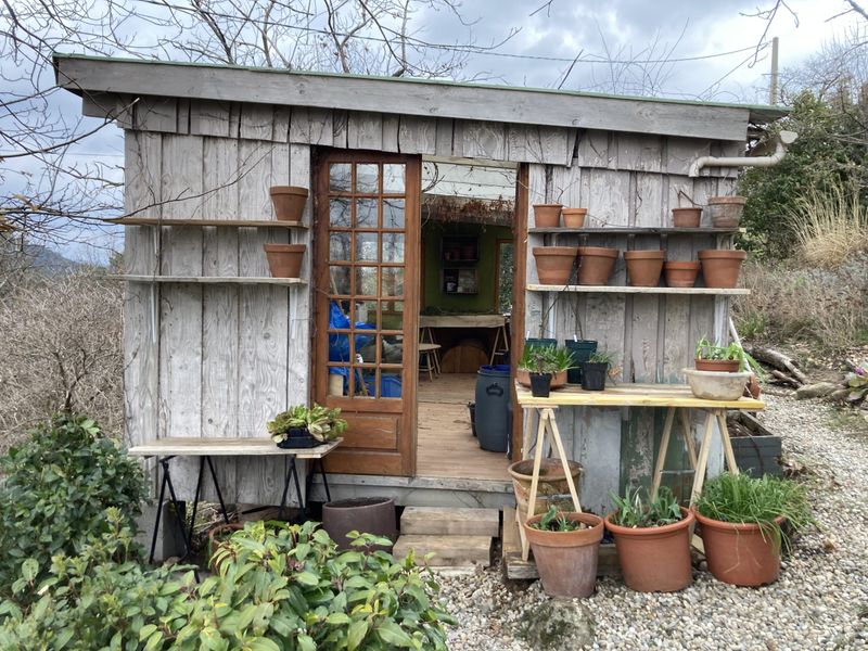 Rustic Potting Shed