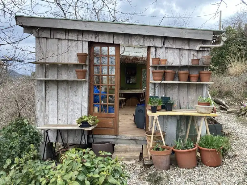 Rustic Potting Shed