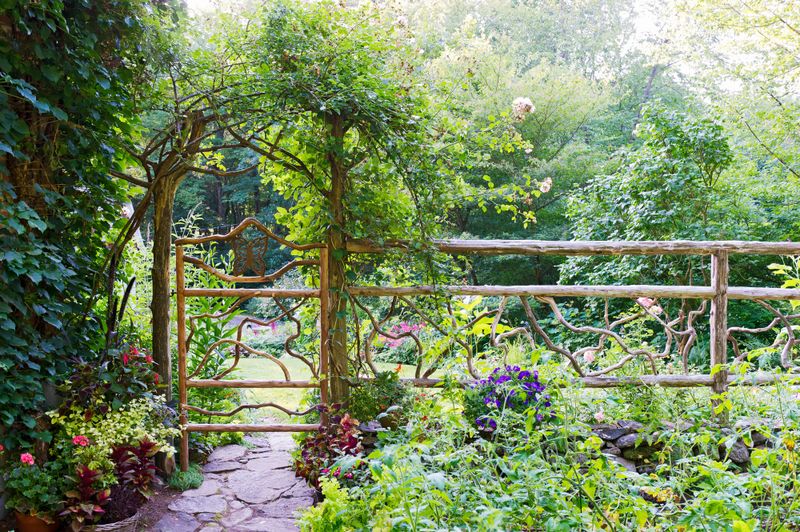 Rustic Twig Trellis