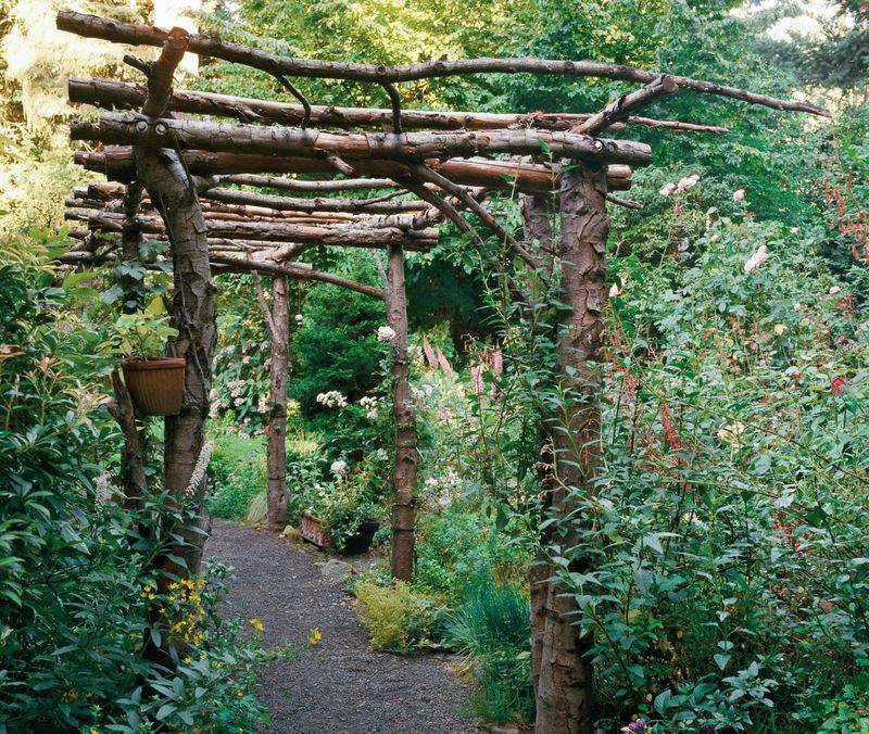 Rustic Twig Trellis
